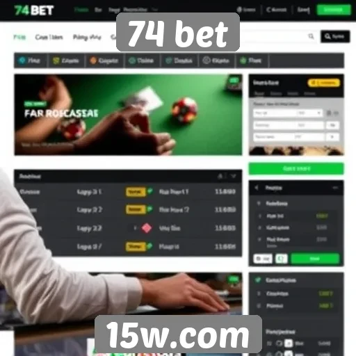 Experiência do usuário no site 74 bet